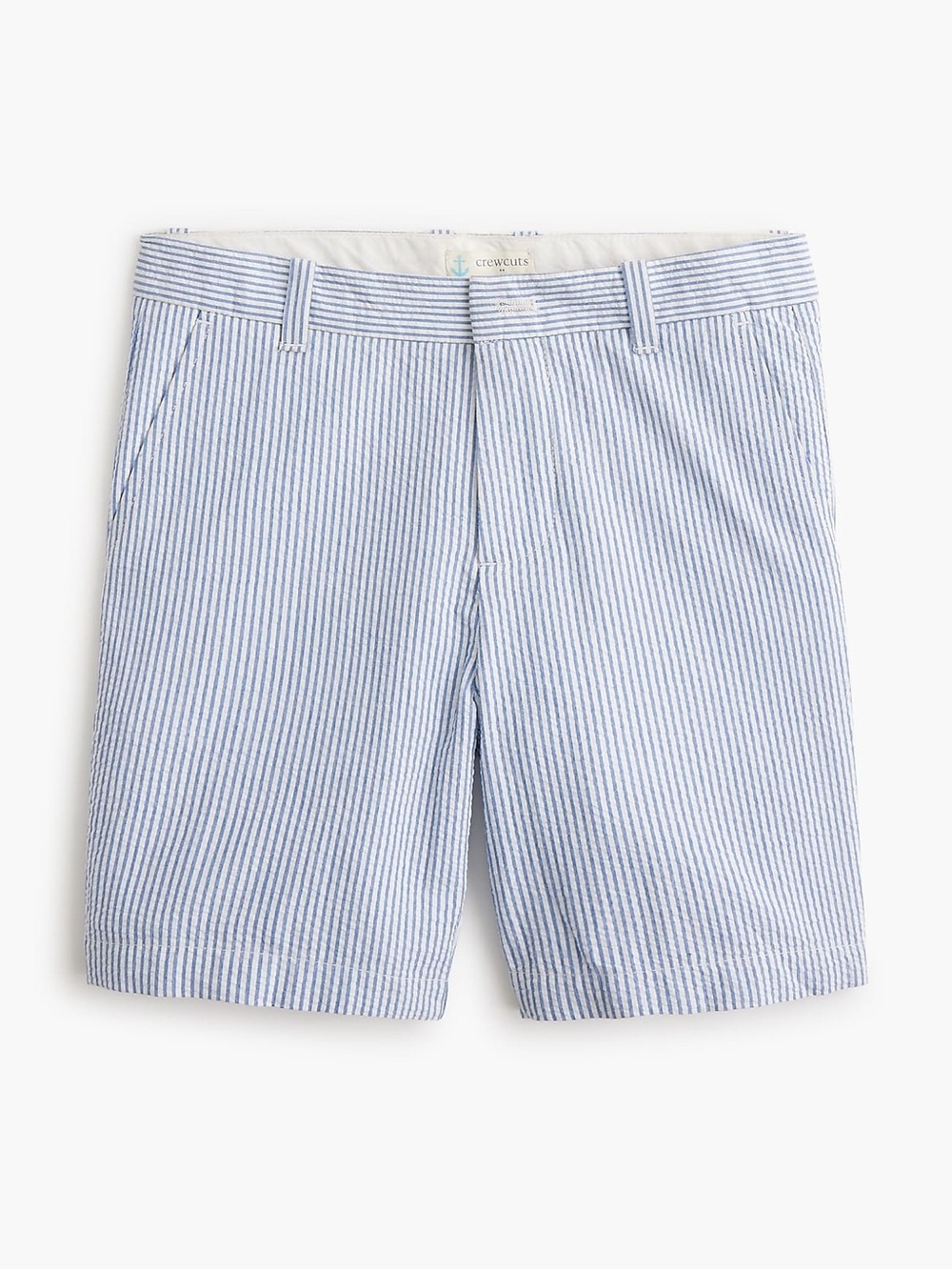 NWOT JCrew Crewcuts Boys' Gramercy seersucker short size 12